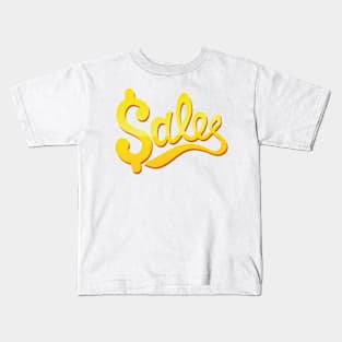 Just a White Sales Bage Kids T-Shirt